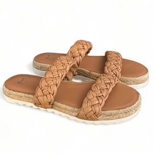 Marc Fisher Jaimee leather‎ braided sandals sz 5